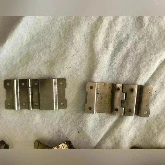 vtg lot of 8 door hinges - Picture 7 of 15